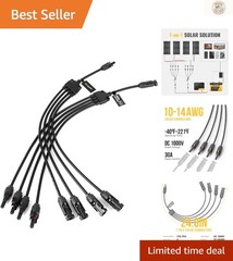 High-Performance Solar Y Branch Connectors – M/FFFF and F/MMMM for Secure Use