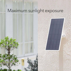 Solar Panel for Google Nest Cam Outdoor or Indoor, Battery – 2.5-Watt Solar Powe
