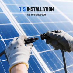 Integrated Solar Connector 2-8 Y Branch Parallel PV Adapter Cable Wire Plug Tool