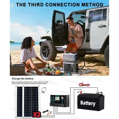 US 10000W Solar Kit | Includes Inverter, 2pcs 200W Solar Panels 100A Controller