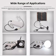 USB Timer Cable Memory Function Color-coded Indicators Red Green Yellow Lights