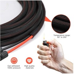 40FT Solar Extension Cable – 10AWG 6mm² with Connectors
