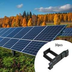 30 Pieces Solar Panel Drainage Clips for Outdoor Modules Mud Removal