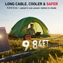 200W Portable Foldable Solar Panel Kit with USB Ports for Camping