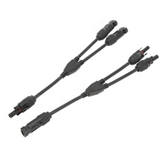 1 Pair 2 To 1 Solar Y Branch Connectors Reliable For Easy Wiring Premium