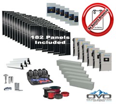 100KW Complete Offgrid Solar Kit + 6x 15K Sol-Ark Inverter +100.2KW Solar with M