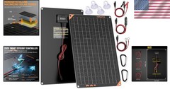 High-Efficiency 30W Solar Panel & Smart Charger for 12V Batteries – Eco-Friendly