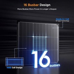 50W 12V Solar Panel – High Efficiency Monocrystalline PV Module for RV, Van, Off