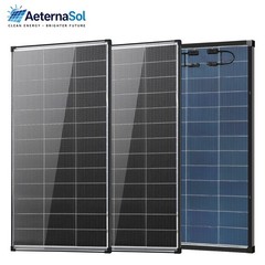 400W Bifacial Solar Panel 12V N-Type Mono Home Roof RV Boat Off-Grid 200Watt*2