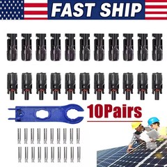10Set Male Female Wire Cable Connector Set Solar Panel Waterproof Connector