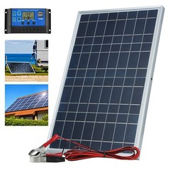 10 Watts Solar Panel Kits 100A 12V Battery Charger With Controller Caravan Boat