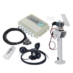Dual Axis Solar Tracker Controller with Remote Control Wind Speed Sensor