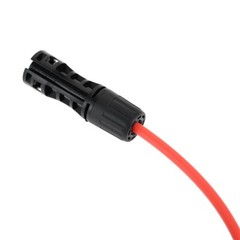 Solar Panel Extension Cable 10Ft 12AWG with Female Male Connector Adaptor Kit