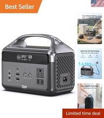 192Wh Portable Power Station with 2 AC Outlets – Perfect for Outdoor Adventures