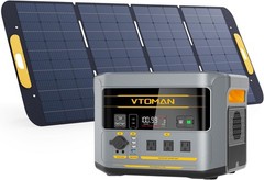 VTOMAN FlashSpeed 2400 Portable Power Station, 1408Wh LiFePO4 Battery 2400W US
