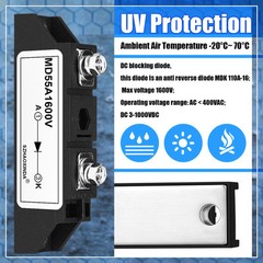 MD 55A (50Amp)-16 Solar Diode, DC Blocking Unidirectional in-line Anti Revers…