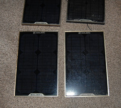 (4-Pack) Goal Zero Boulder 15 Portable Solar Panel NOT WORKING FOR PARTS
