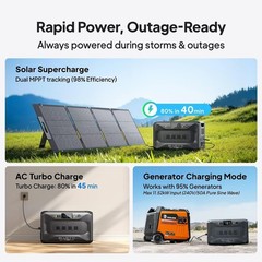 BLUETTI Apex 300+2*B300K 3840W 8294.4Wh Power Station Generator for Emergency