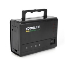 Portable Power Station with Solar Panel, Outdoor Generator Power Supply for Home