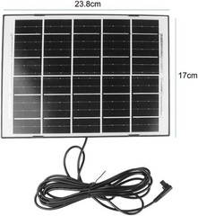 6V Waterproof Solar Panel 7W for Chicken Coop Door with New Cold-Proof Materi…