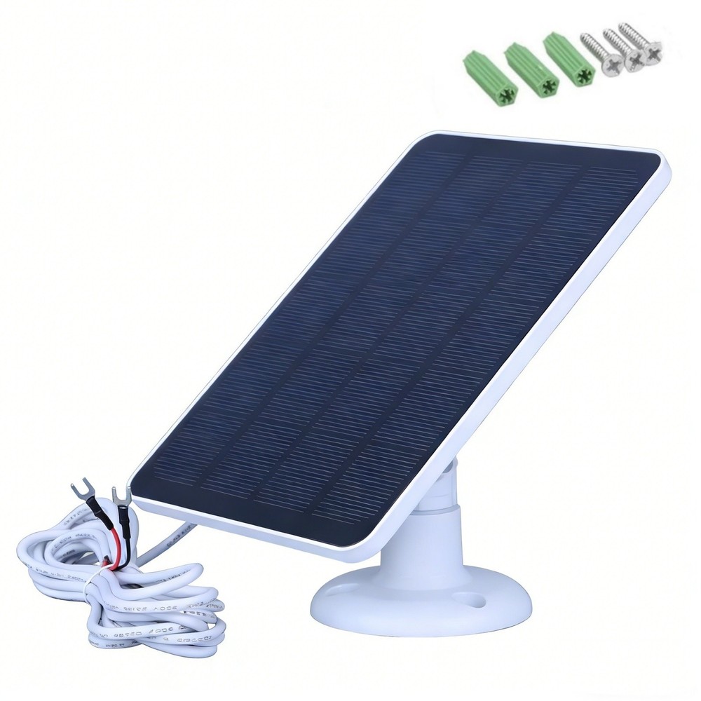 Solar Panel 4W for Ring Video Doorbell Plus with ABS Frame 3.2mm Connector
