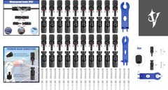 Durable 20 Pairs Solar Panel Connectors – Rated for Harsh Environments