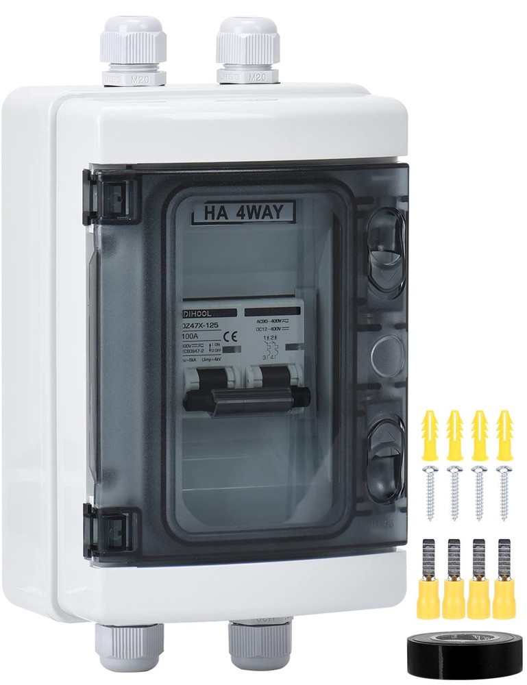 DC 100 Amp Breaker Outdoor Disconnect Miniature Circuit Breaker for Solar Pa