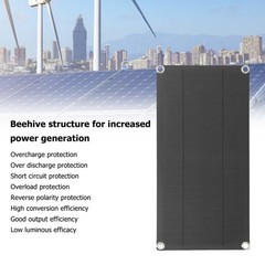 Solar Panel 10W 18V Photovoltaic PV Monocrystalline Flexible Solar Panel Spare