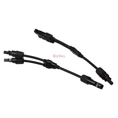 1Pair Solar Cable Splitter Waterproof IP67 2Y Branch Solar Panel Cable Connector