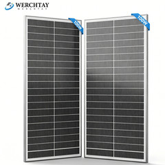 400W Solar Panel Mono 18BB N-Type Cell Module PV RV Boat Home Off Grid (4*100W)
