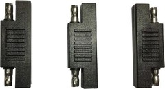 SAE Polarity Reversal Connectors (3-Pack) for Solar Power Systems