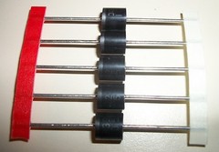 5 pcs of 10A 600V Diodes for Solar Cells Panel 10A05