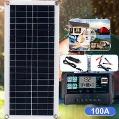 1000W Watt 100A 12V Volt Mono Solar Panel Kit Battery Charger Caravan Shed RV