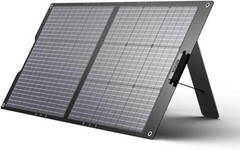 100W Portable Solar Panel, Foldable Solar Panels with Adjustable Kickstands,