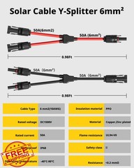 JXMXRPV 2 Pairs T Connector Solar Panel Splitter