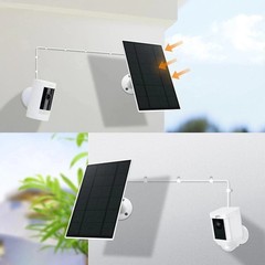 Solar Panel for Ring Stick Up Cam & Spotlight Battery 5V 6W White