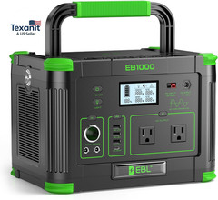 Portable Power Station 1000W Solar Generator 999Wh Fast Charging Backup Battery