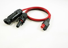 18″ inch Solar Charging Cable fits ANDERSON POWERPOLE, JACKERY, 45A Connectors