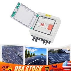Solar Box 2 String 32 Amp IP65 Waterproof Box DC 500V 32A Circuit Breakers