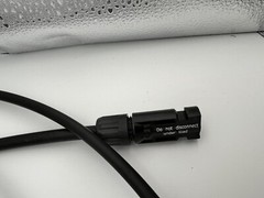 PV Y2-1 MM-F 8AWG on Trunk and 10 AWG on Branches 1500v 20A Black wires