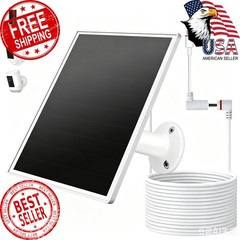 VERVERAY Solar Panel Ring Camera White
