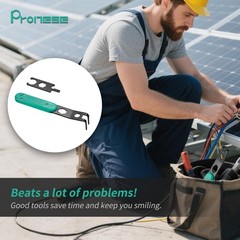 Pronese Metal Solar Mc4 Disconnect Tool made by HeavyDuty Steel, SpringLoaded…