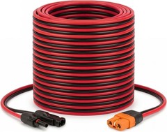35FT Solar to XT60i Cable – Efficient Male-to-Female Connector for Power