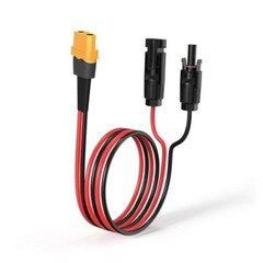 XT60 Solar Cable 10AWG for Portable Power Station | Solar to XT60 Cable 2FT