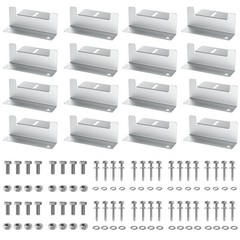 Solar Panel Z Brackets Aluminum Lightweight Corrosion Free RV Trailer Van Yacht