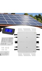 WVC-1200 Grid-Tie Microinverter Solar Panel Kit 110V Waterproof MC4