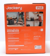 Jackery Explorer 1500 Ultra Portable Power Station 1800W 1536Wh JE-1500C